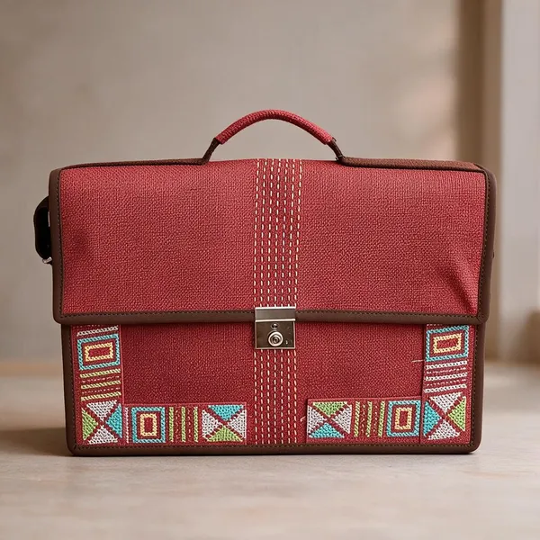 Red_Jute_Laptop_Bag_Professionals_&_Students