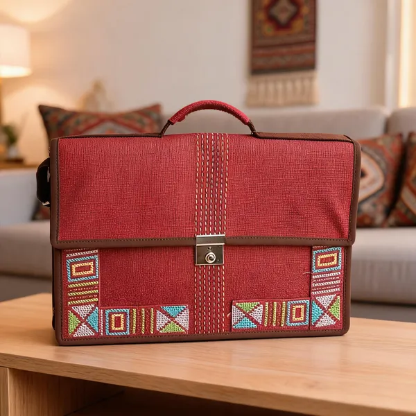 Red_Jute_Laptop_Bag_Professionals_&_Students