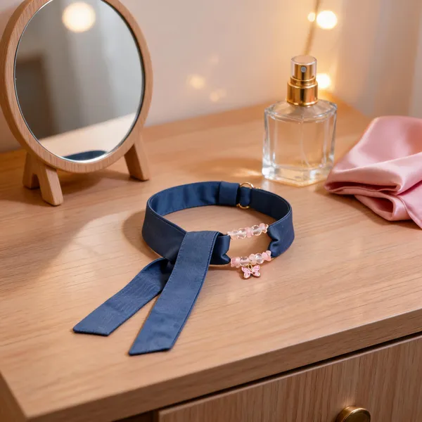 Blue_Satin_Necklace_Women