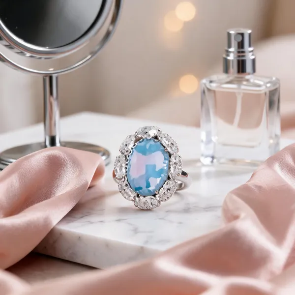Blue_Metal_Ring_Women