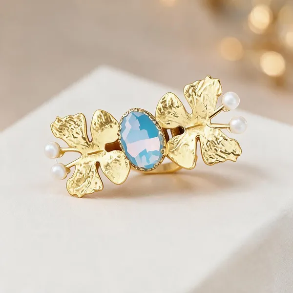 Gold_Metal_Ring_Women