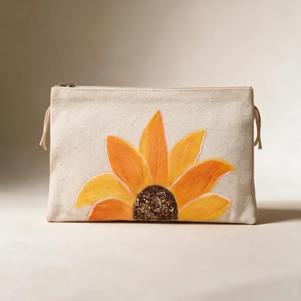 Yellow_Cotton_Jute_Pouch_Bag_-_Handpainted_Women