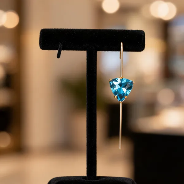 Blue_Metal_Earring_Women
