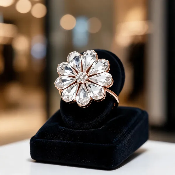 White_Metal_Ring_Women