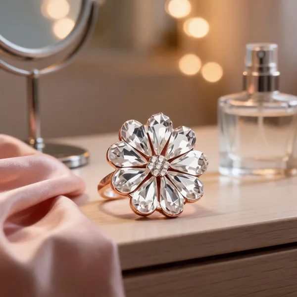 White_Metal_Ring_Women