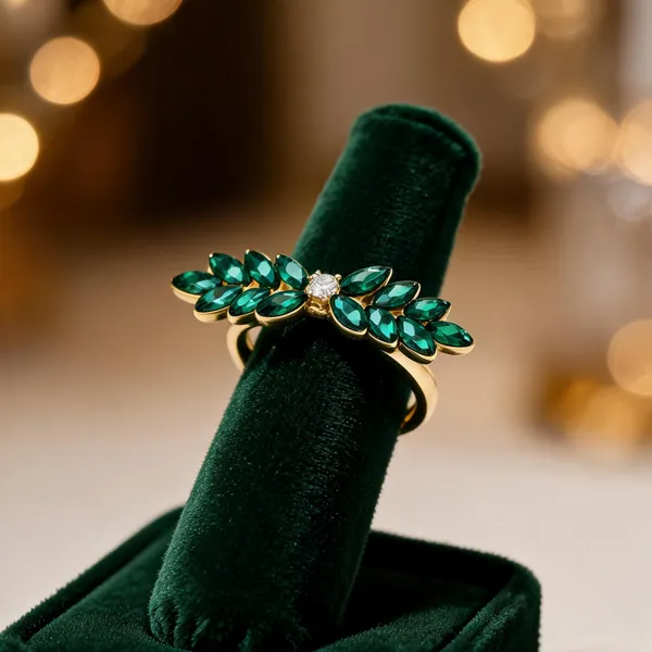 Green_Metal_Ring_Women