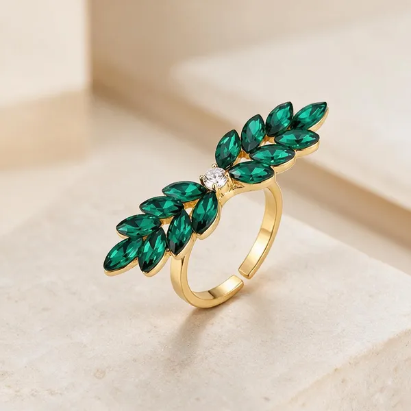 Green_Metal_Ring_Women