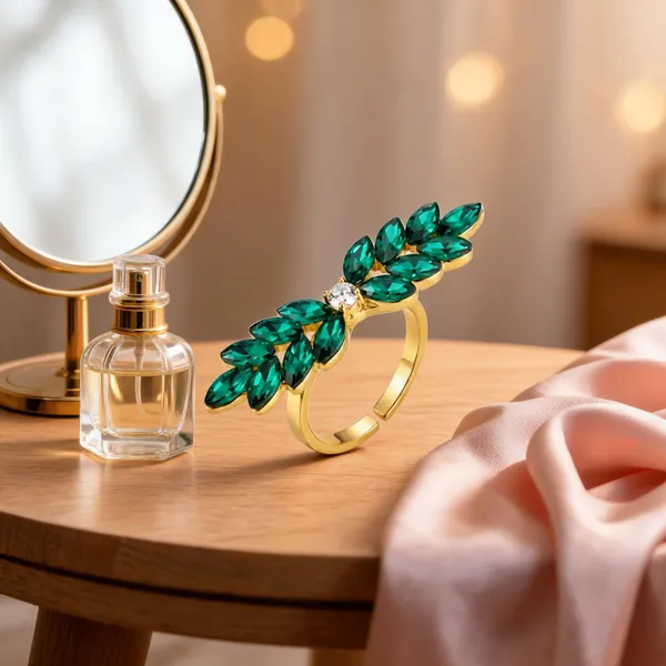 Green_Metal_Ring_Women
