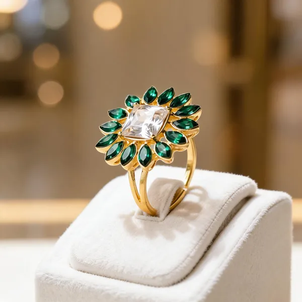 Green_Metal_Ring_Women