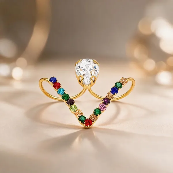 Multicolor_Metal_Ring_Women