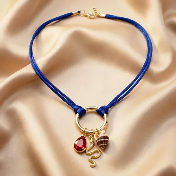 Blue_Metal_Necklace_Women