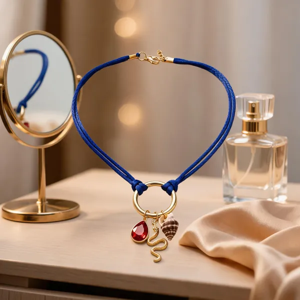 Blue_Metal_Necklace_Women
