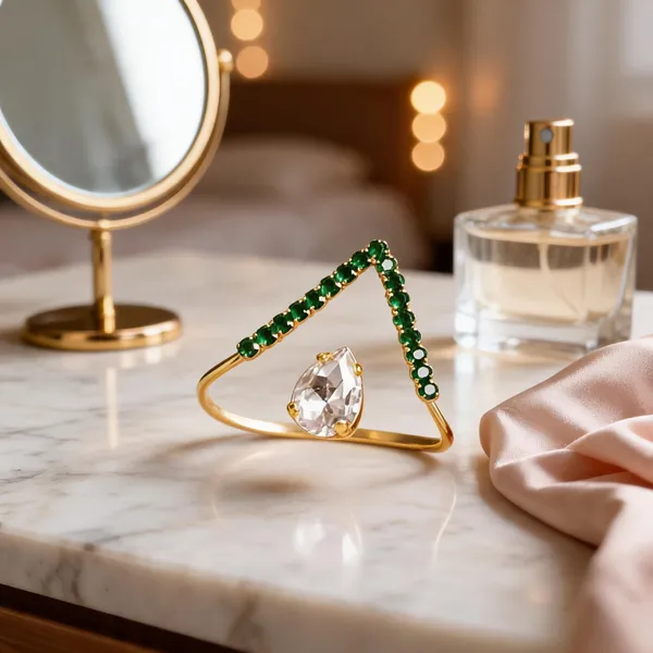 Green_Metal_Ring_Women