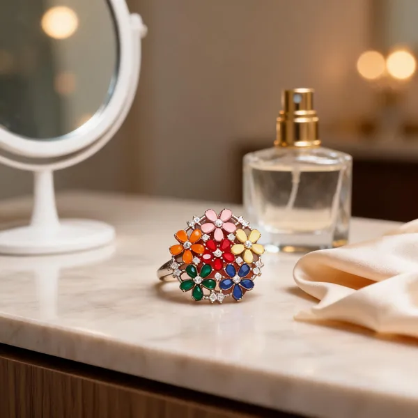 Multicolor_Metal_Ring_Women