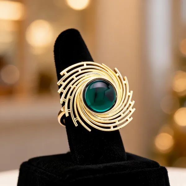 Gold_Metal_Ring_Women