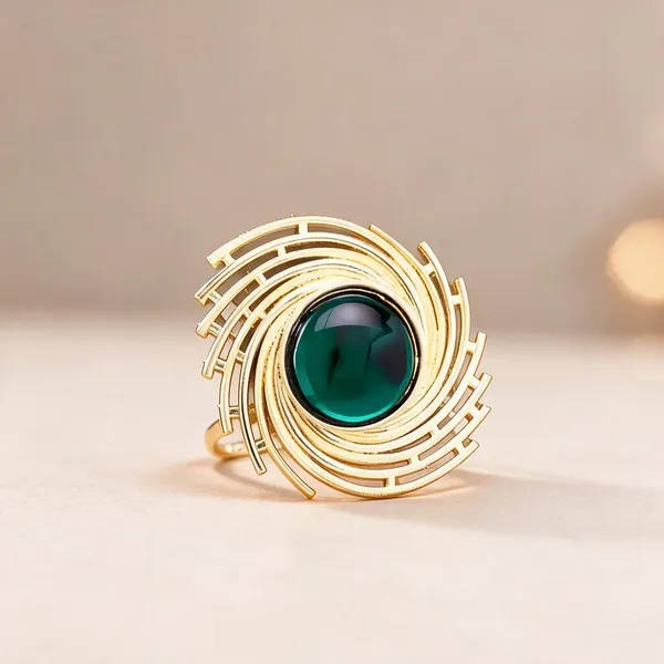Gold_Metal_Ring_Women