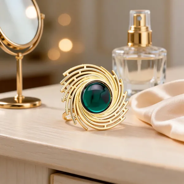 Gold_Metal_Ring_Women