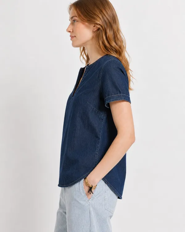 Blue_Denim_Cotton_Flex_Relaxed_Fit_Top_For_Women