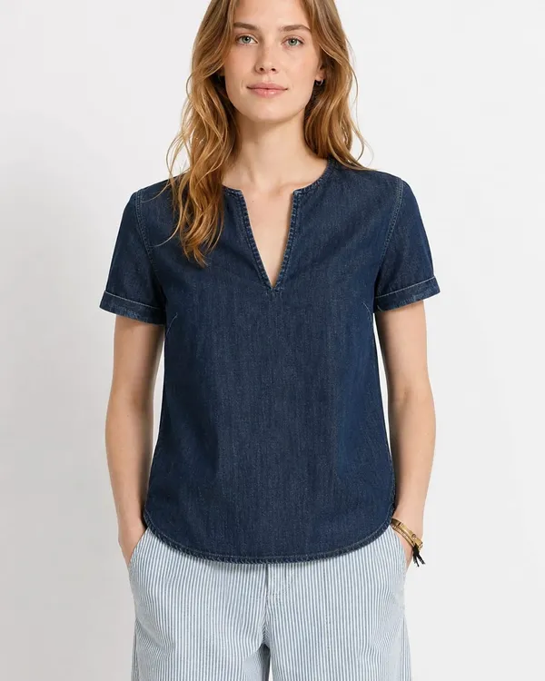 Blue_Denim_Cotton_Flex_Relaxed_Fit_Top_For_Women
