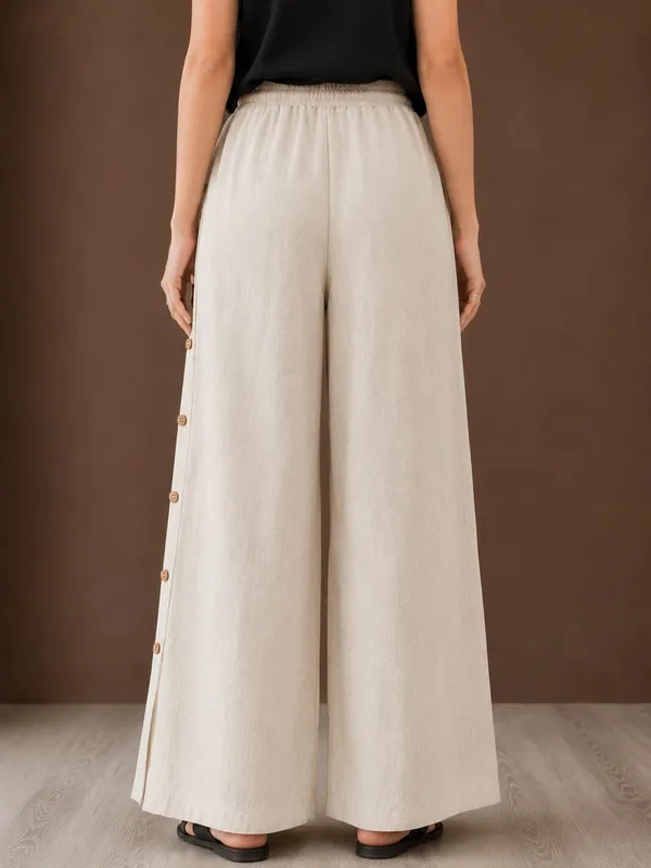 Women’s_Beige_Wide_Leg_Palazzo_Pants_with_Side_Button_Detail