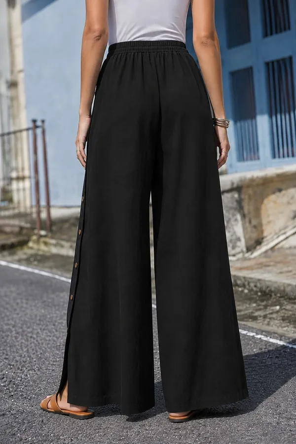 Women’s_Black_Wide_Leg_Palazzo_Pants_with_Side_Button_Detail