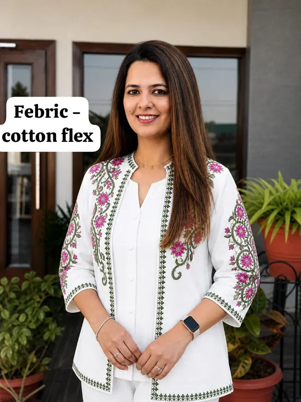 White_Cotton_Flex_Embroidered_Suit_Set_for_Women