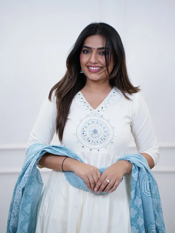 White_Anarkali_Kurta_Set_for_Women