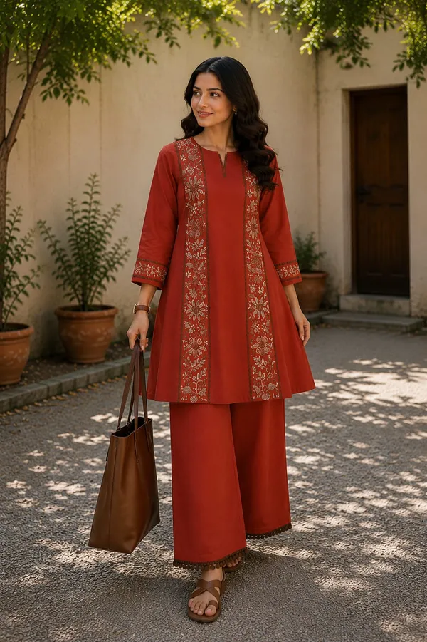 Red_Printed_Kurta_Palazzo_Set_for_Women