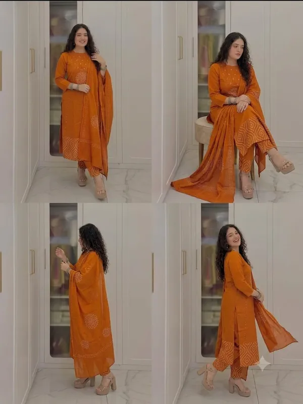 Orange_Printed_Straight_Kurta_Set_for_Women
