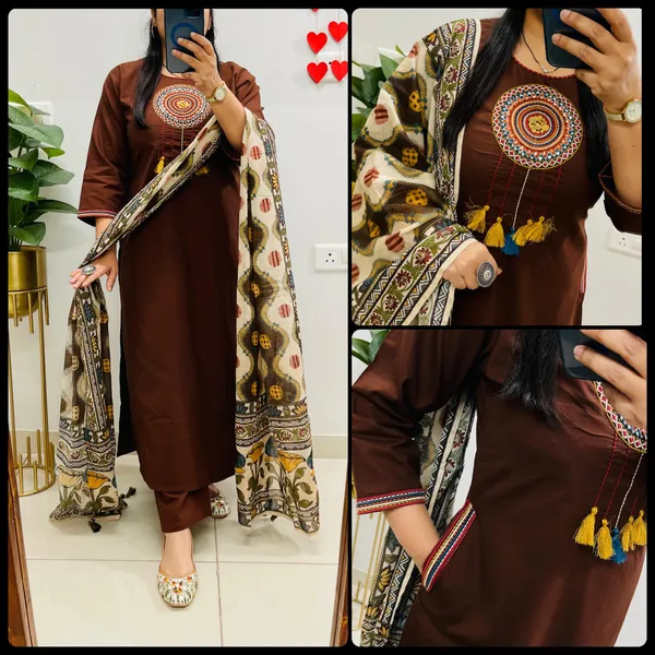Brown_Straight_Printed_Kurta_Set_for_Women