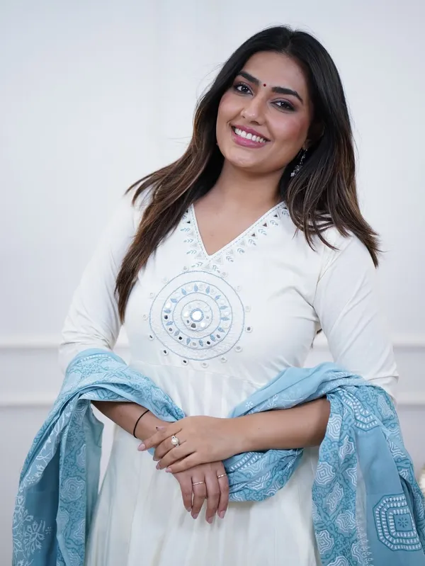 White_Anarkali_Kurta_Set_for_Women