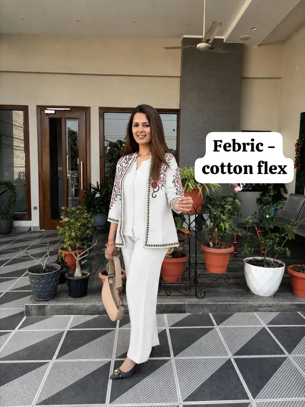 White_Cotton_Flex_Embroidered_Suit_Set_for_Women