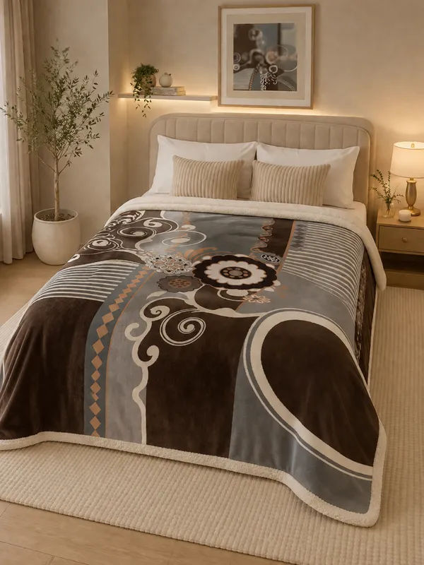 Abstract_Printed_Pattern_Bed_Blanket