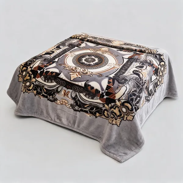 Brown_Premium_Angora_Yarn_Polyester_Ornate_Medallion_Print_Blanket
