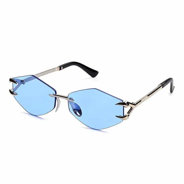 Blue_Metal_Sunglasses_For_Women