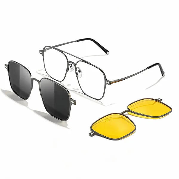 Black_Metal_Clip-On_Eyeglasses_For_Women