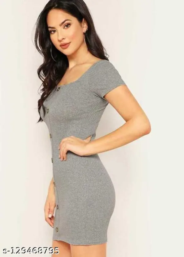 New_Design_Fancy_Women_Square_Neck_Bodycon_Short_Dress_Midi_Dress_Women_Party_Wear_Dress_Dress_Bodycon_Dress_Mini_Dress