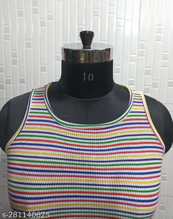 Fancy_Stripped_Round_Neck_Cut_Sleeve_Top