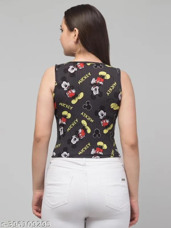 Round_Neck_Cut_Sleeve_Crop_Top