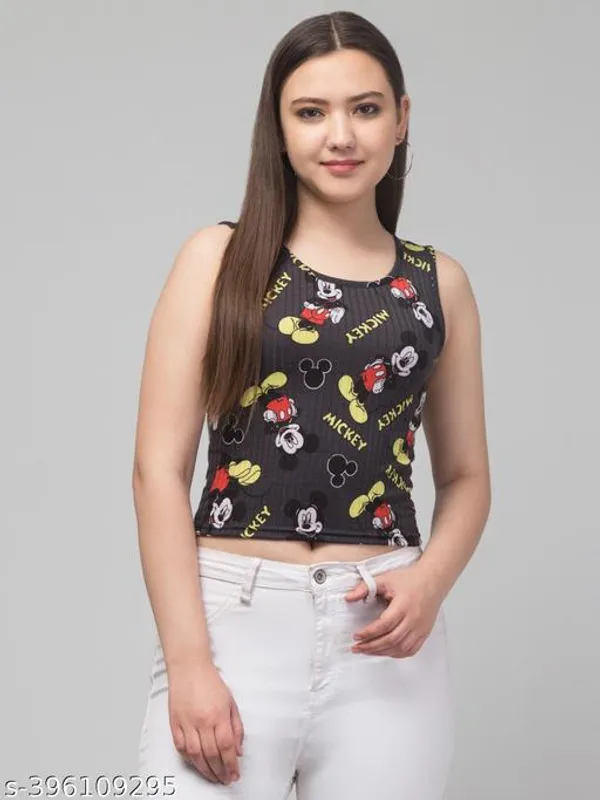 Round_Neck_Cut_Sleeve_Crop_Top