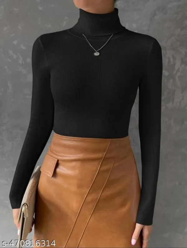Women_S_Turtle_Neck_Top_Girls_Turtle_Neck_Top_High_Neck_Top_For_Women_And_Girls