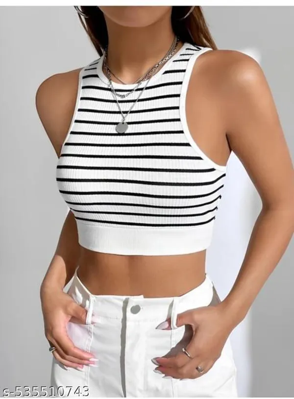 Women_S_Sleeveless_Striped_Ribbed_Crop_Top