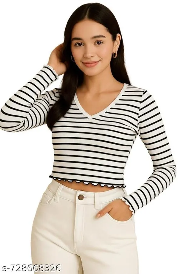 Women_S_Stylish_Striped_Ribbed_Crop_Top_Combo_Pack_Of_2_Full_Sleeve_V_Neck_Casual_Tops