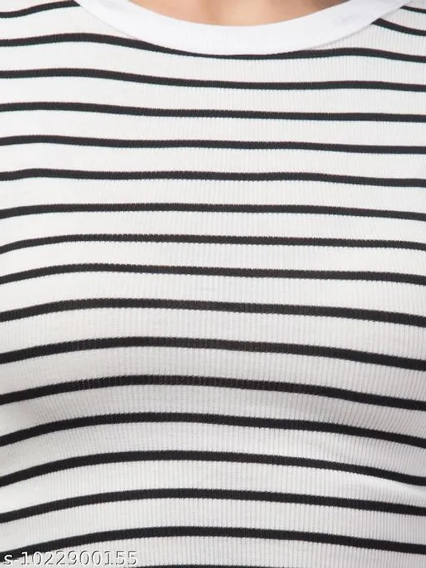 Girls_Black_White_Striped_Ribbed_Sleeveless_Crop_Tank_Top_Round_Neck_Casual_Stretch_Vest