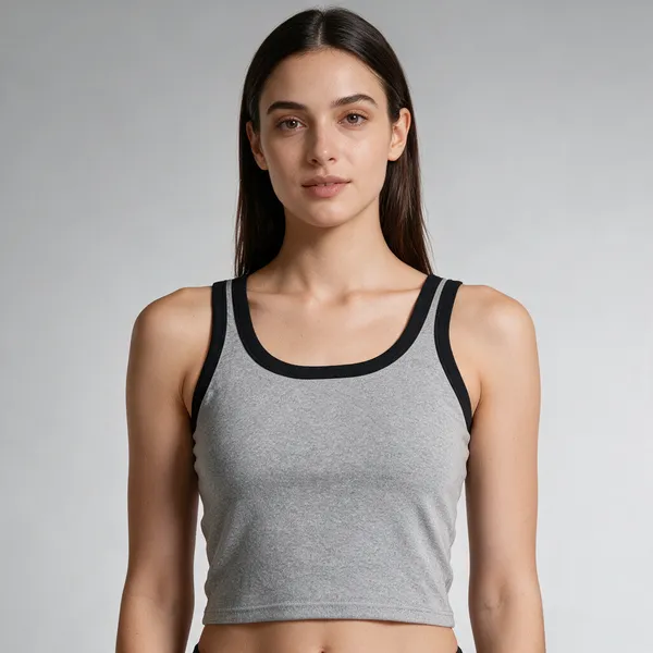 Round_Neck_Cut_Sleeve_Crop_Top