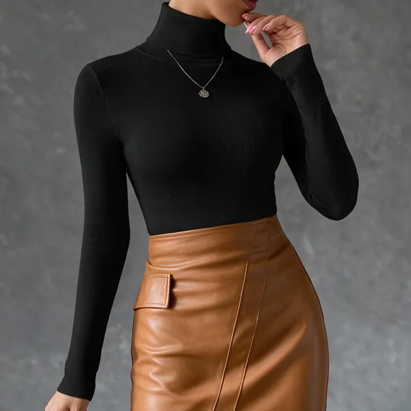 Women_S_Turtle_Neck_Top_Girls_Turtle_Neck_Top_High_Neck_Top_For_Women_And_Girls