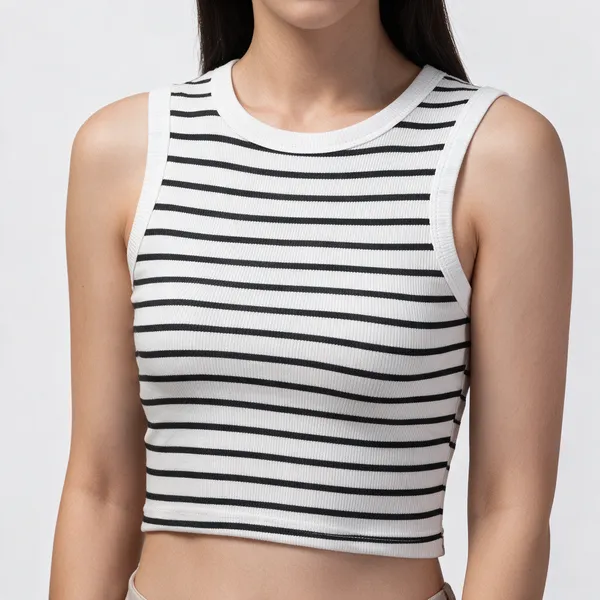 Women_Girls_Pack_Of_2_Ribbed_Striped_Crop_Tank_Tops_Black_White_Sleeveless_Round_Neck_Casual_Crop_Tops_Trendy_Western_Wear_Combo