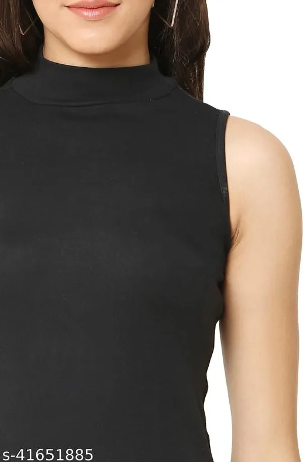 Arman_Garments_Trending_Black_Sleeveless_Bodycon_Dress_For_Women