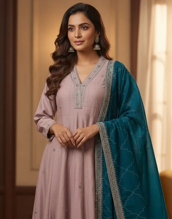 Pink_Vichitra_Anarkali_Embroidered_Kurta_With_Pant_And_Dupatta_For_Women