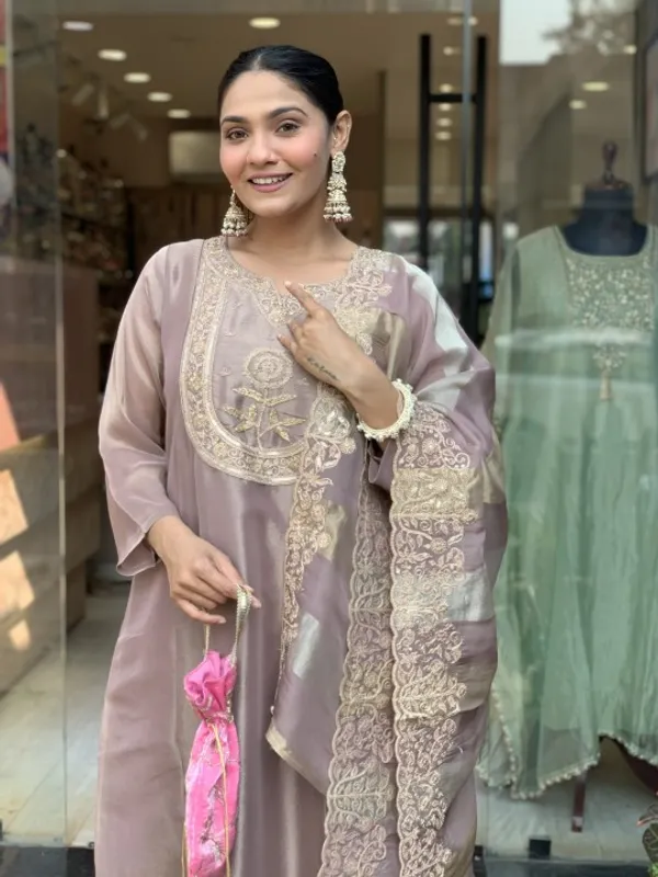 Mauve_Vichitra_Straight_Embroidered_Kurta_With_Pant_And_Dupatta_For_Women